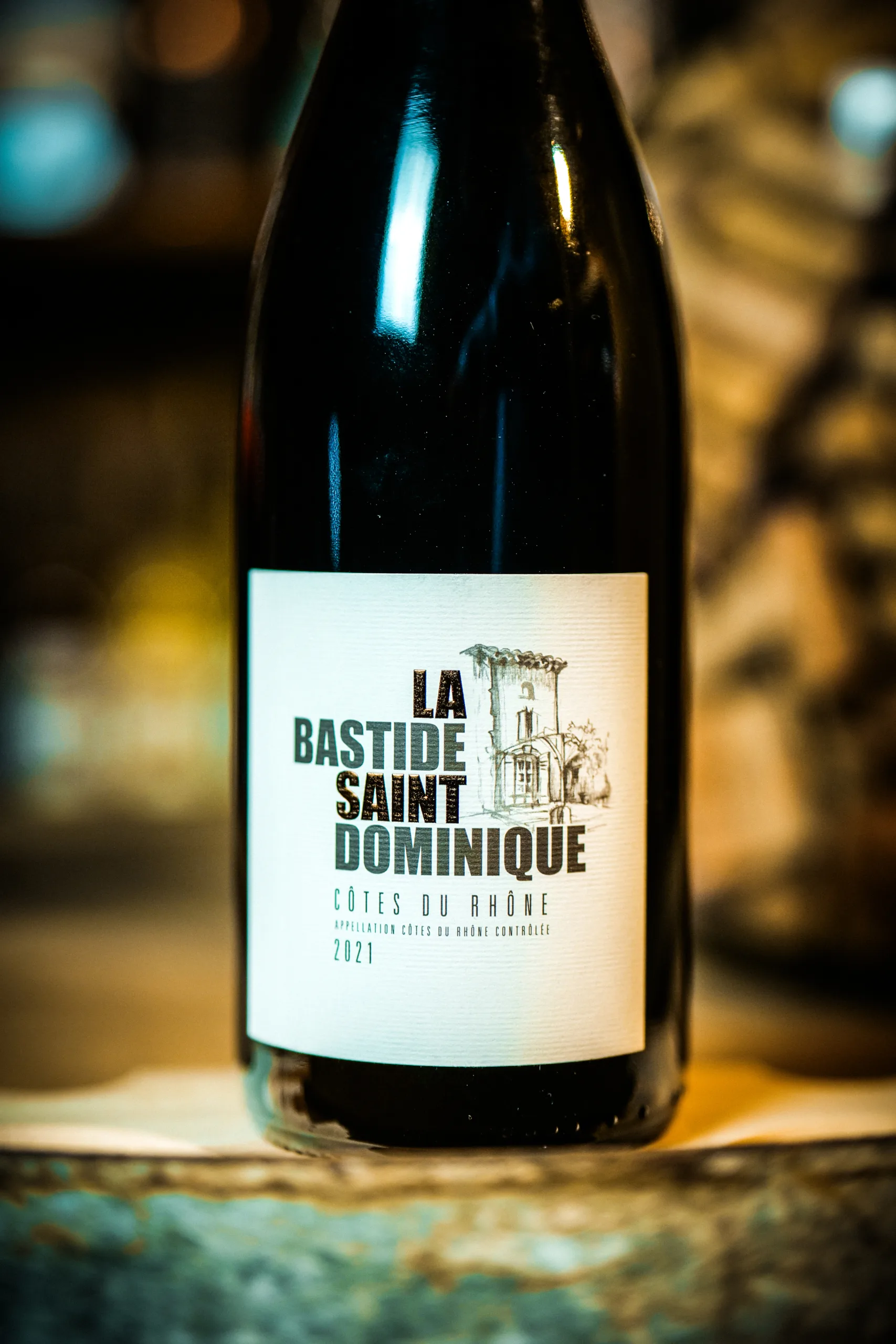 Côtes du Rhône 2021 La Bastide Saint Dominique - Vin Rouge Bio – Image 2