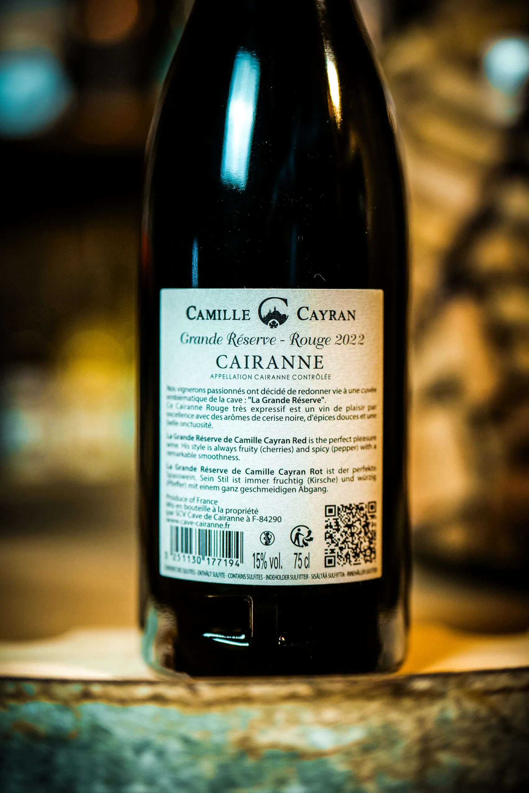 Cairanne - Grande réserve - Camille Cayran – Image 3